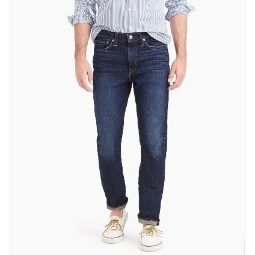 New J Crew Men 484 Slim-fit Stretch On Demand Jean
